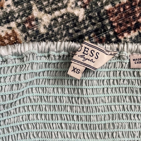 Guess Los Angeles XS beautiful lace silky top adjustable straps - Picture 2 of 6